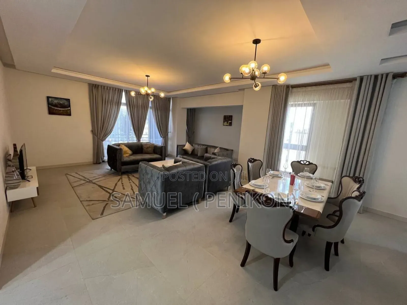 Furnished 3bdrm Apartment in Luxury Apartment, Bole for sale