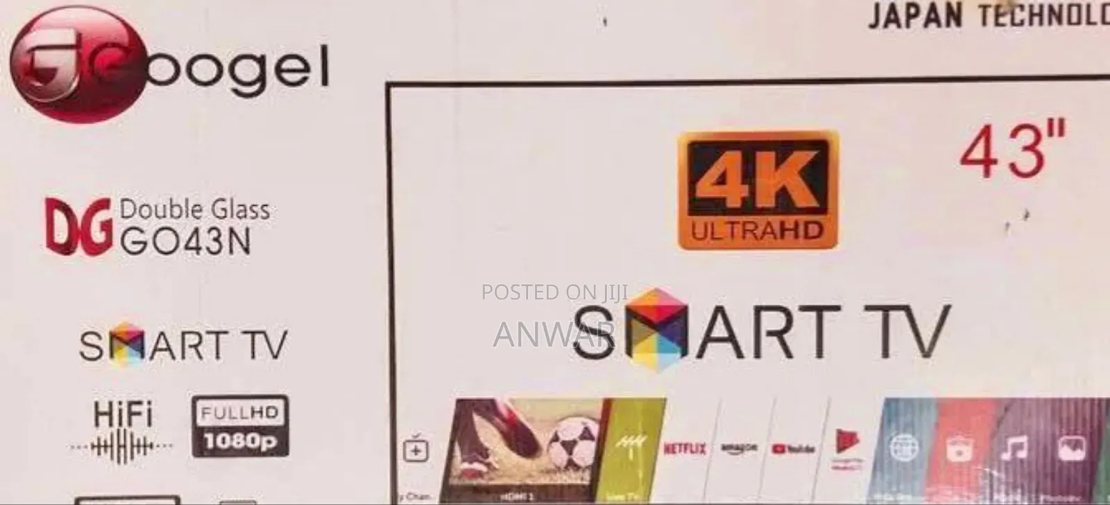 Google 43" Led Smart Tv