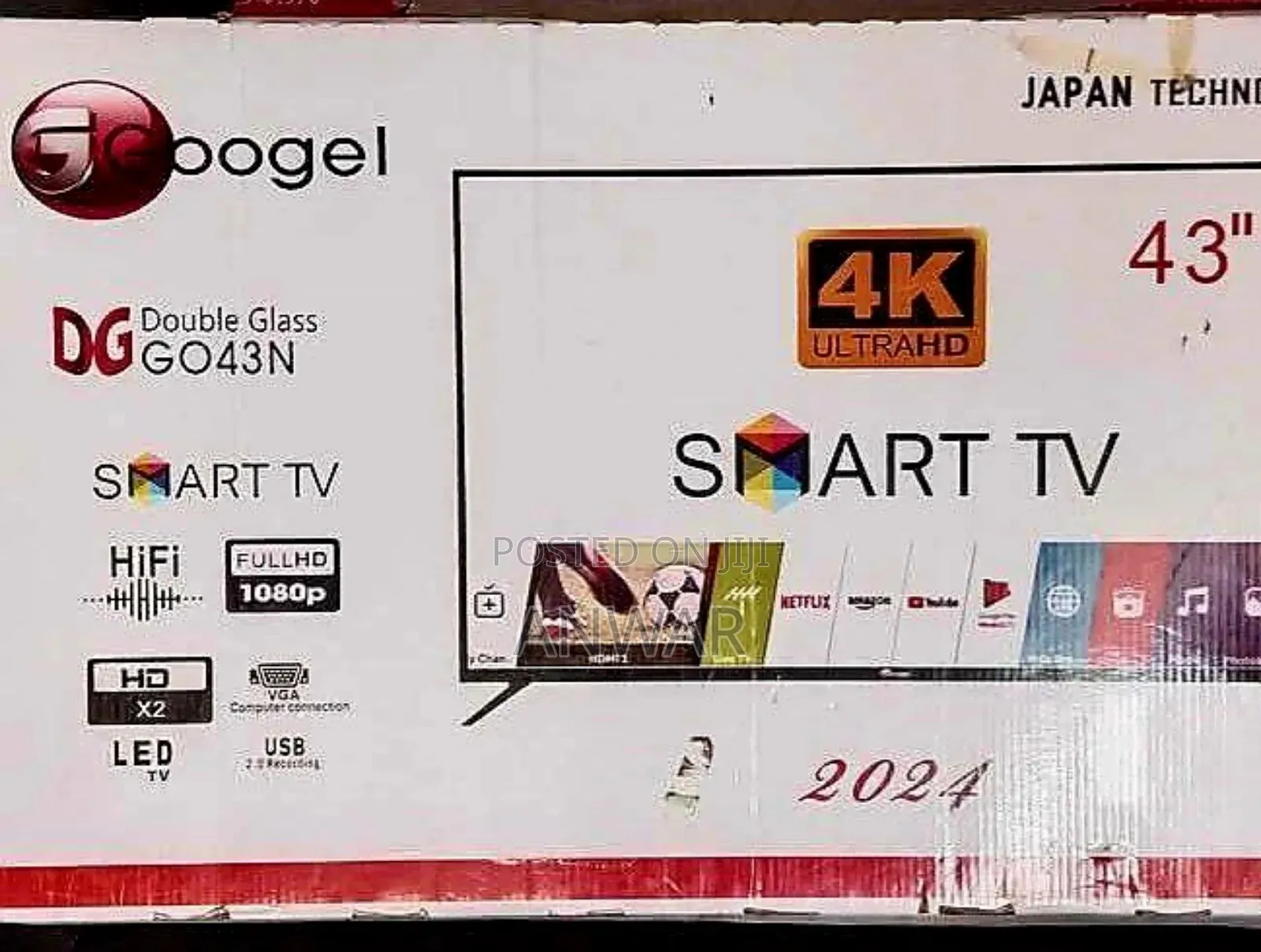 Google 43" Led Smart Tv