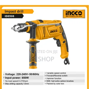 Photo - Ingco 850w Professional Impact Drill With Keyed Chuck for Secure Grip