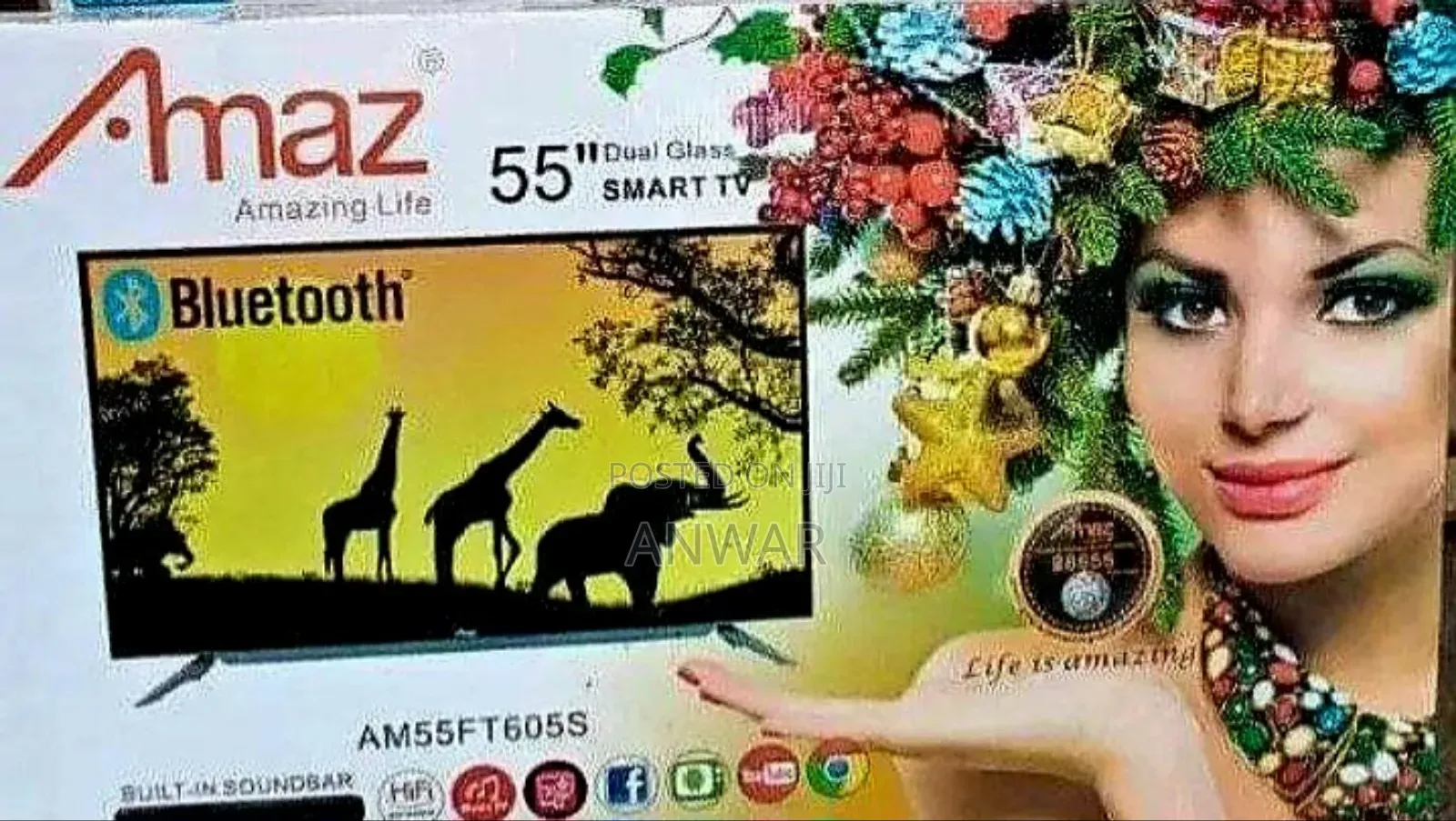 Amaz 55" Smart Uhd Tv