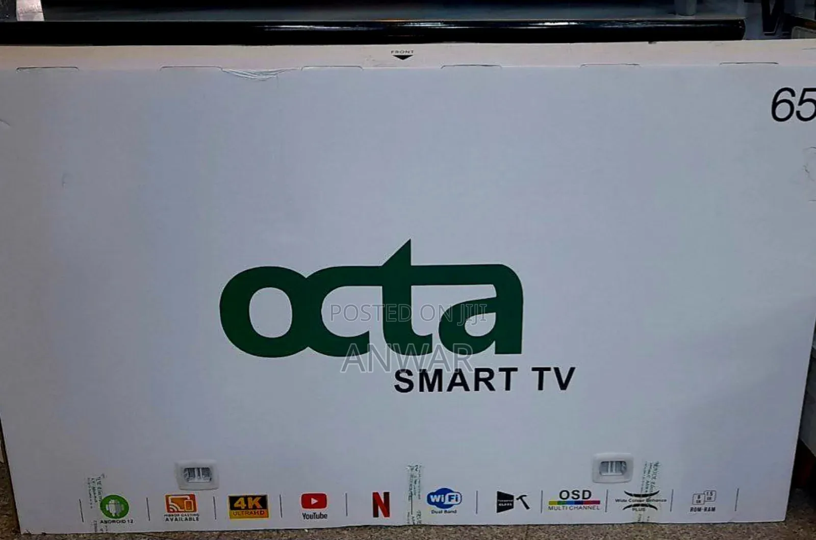 Octa 65" Led Smart Tv New