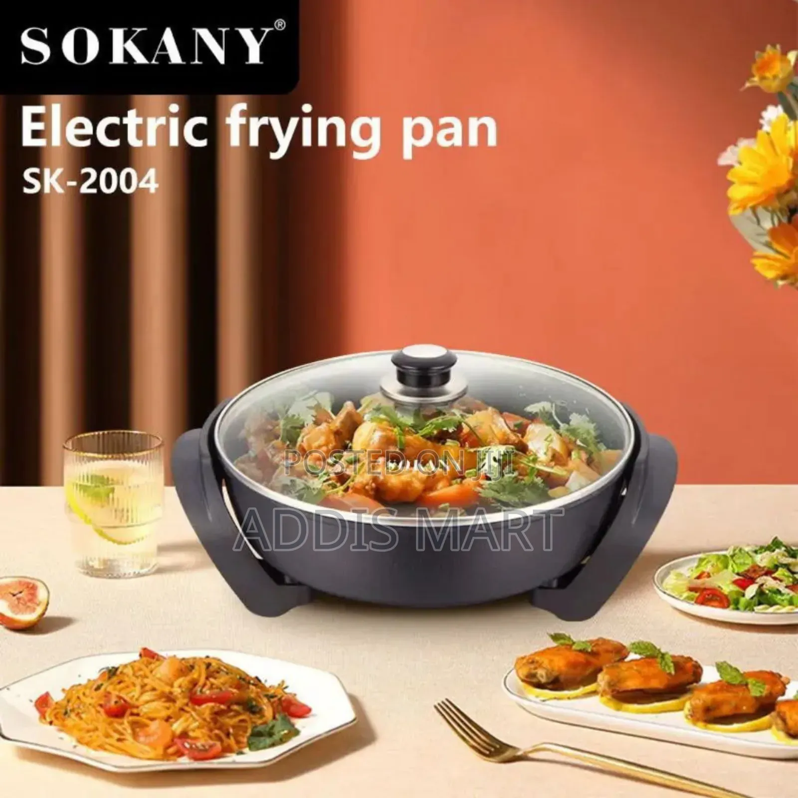 Sokany Electric Frying Pan
