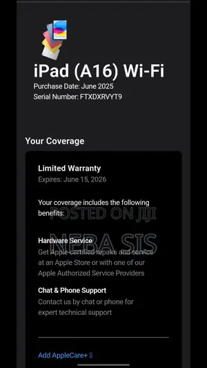 New Apple iPad (2025) 128 GB Blue