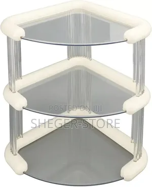3 Tiers Corner Cosmetics Storage Shelf