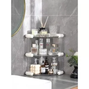 3 Tiers Corner Cosmetics Storage Shelf