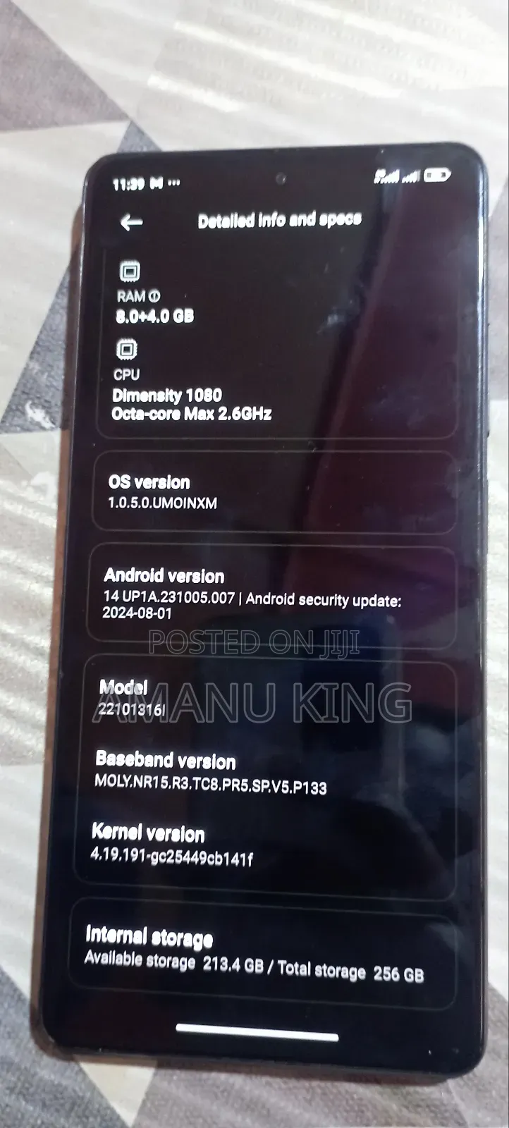 New Xiaomi Redmi Note 12 Pro 5G 256 GB Black