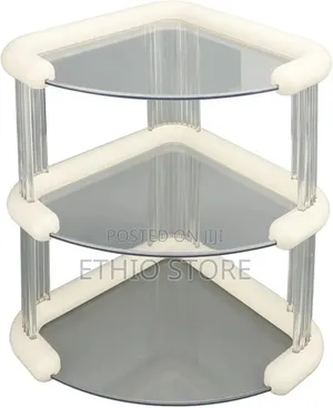 3 Tiers Corner Cosmetics Storage Shelf
