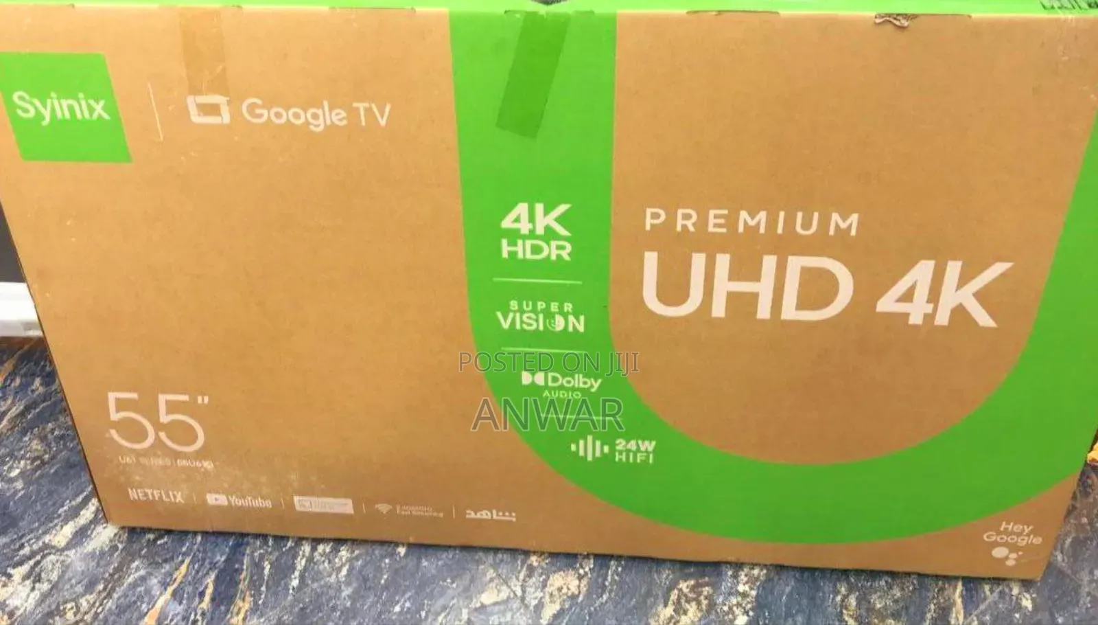 Syinix 55" Uhd Google Tv