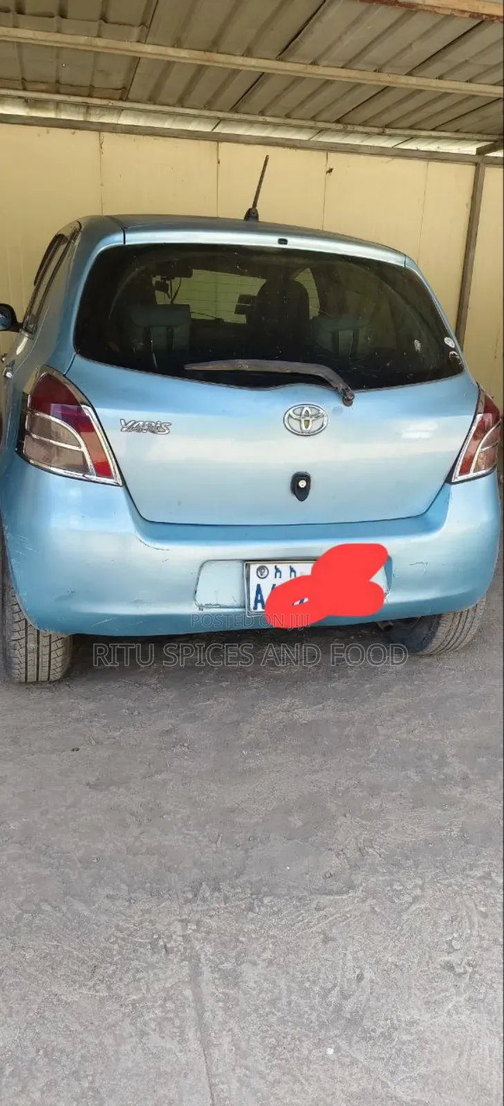 Toyota Yaris 2005 Blue