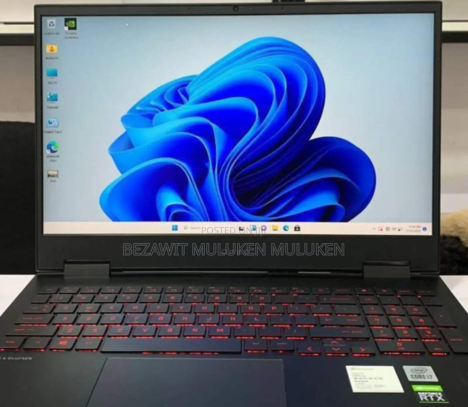 New Laptop HP Omen 15 16GB Intel Core I7 SSD 1T