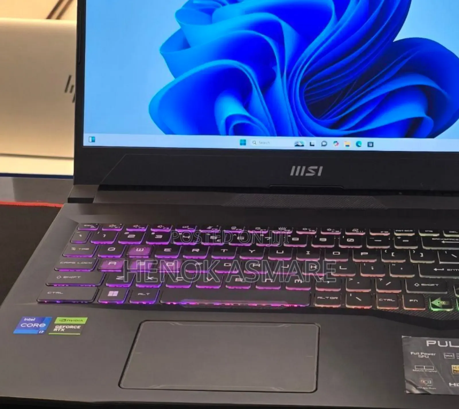 New Laptop MSI Pulse GL66 16GB Intel Core I7 SSD 1T