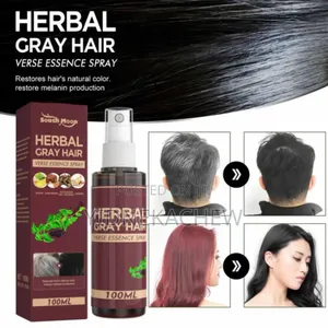 Photo - Herbal Gray Hair Essence Spray(የሽበት ማጥፊያ)