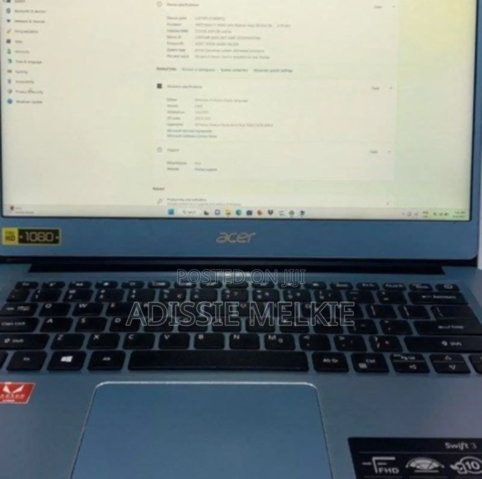 New Laptop Acer Aspire 3 8GB AMD Ryzen 5 SSD 256GB