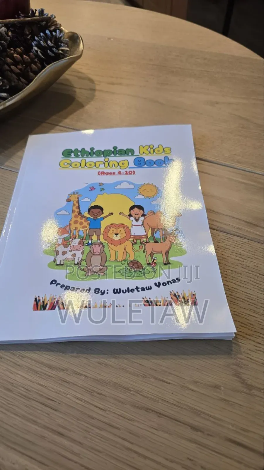Ethiopian Kids Coloring Book