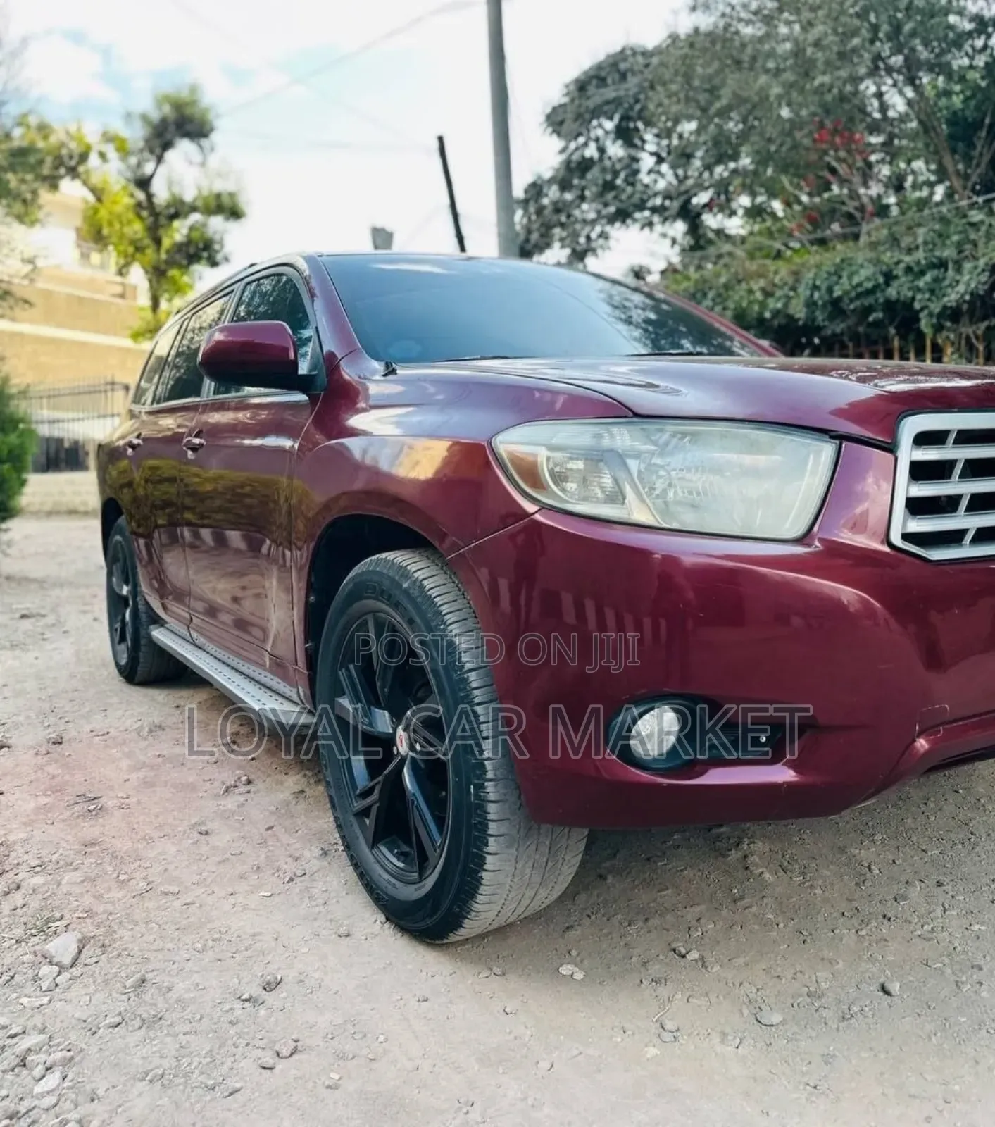 Toyota Highlander 2008 Burgundy