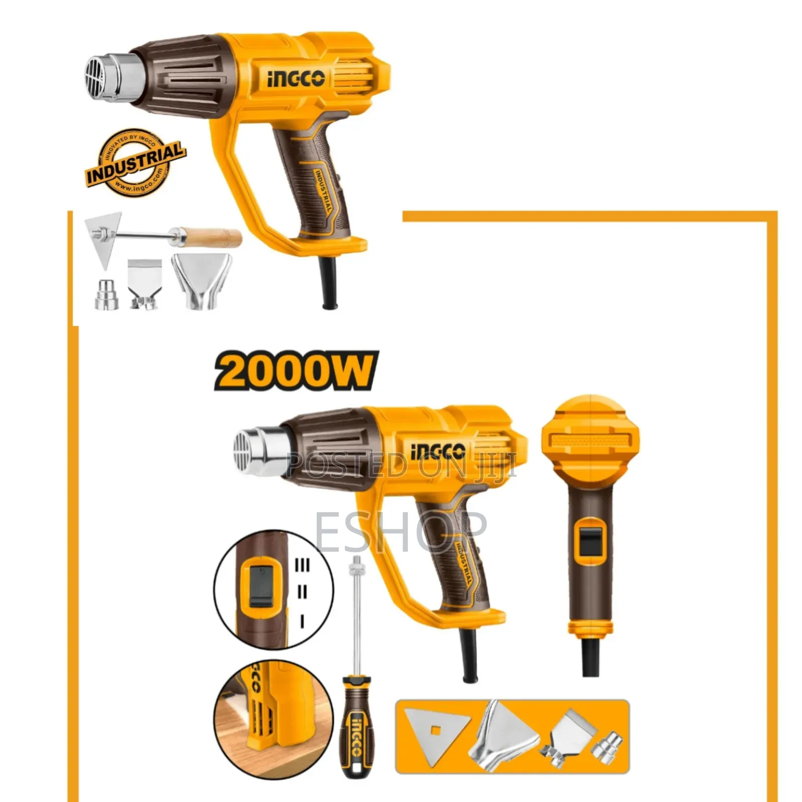 Ingco 2000w Heat Blower for Technical and Creative Work