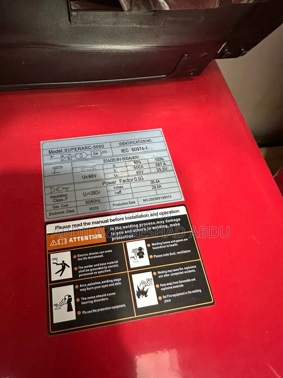 Edon Welding Machine