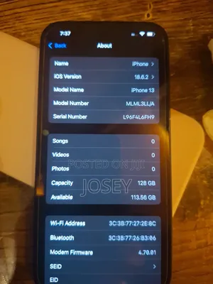 New Apple iPhone 13 128 GB Black