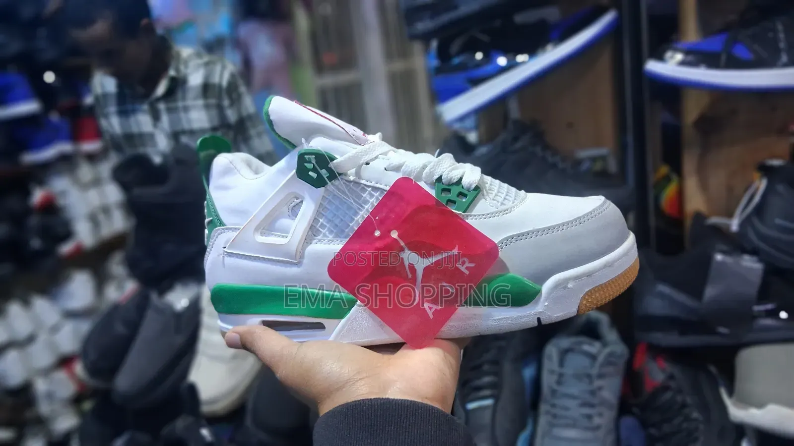 Jordan 4 Retro Sb 'Pine Green' Sneakers.