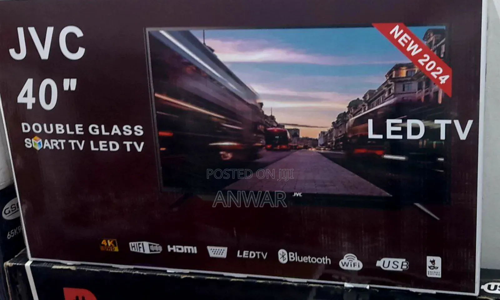 JVC 40" Led Smart Tv New Model