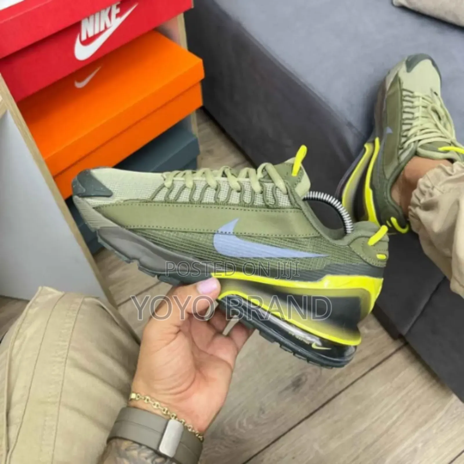 New Nike Air Max Roam Green Fashion Sneaker