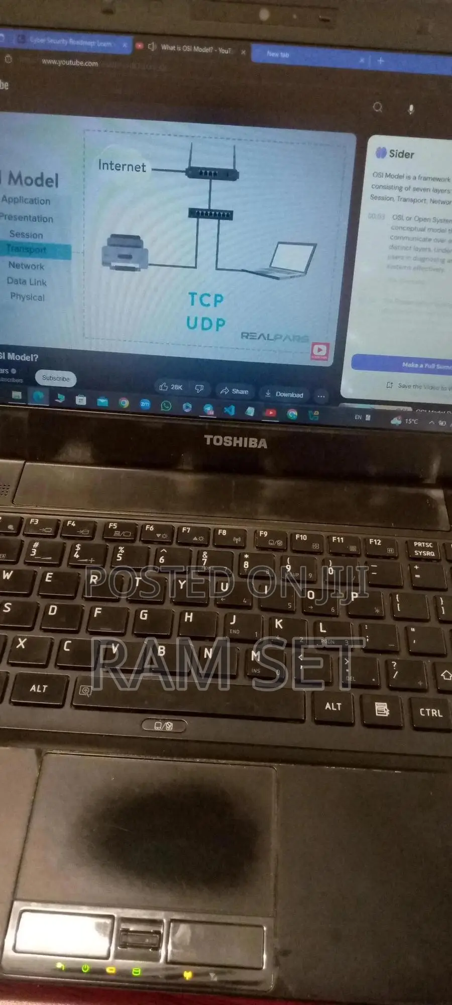 Laptop Toshiba NB520 4GB Intel Core i5 HDD+SSD 700GB