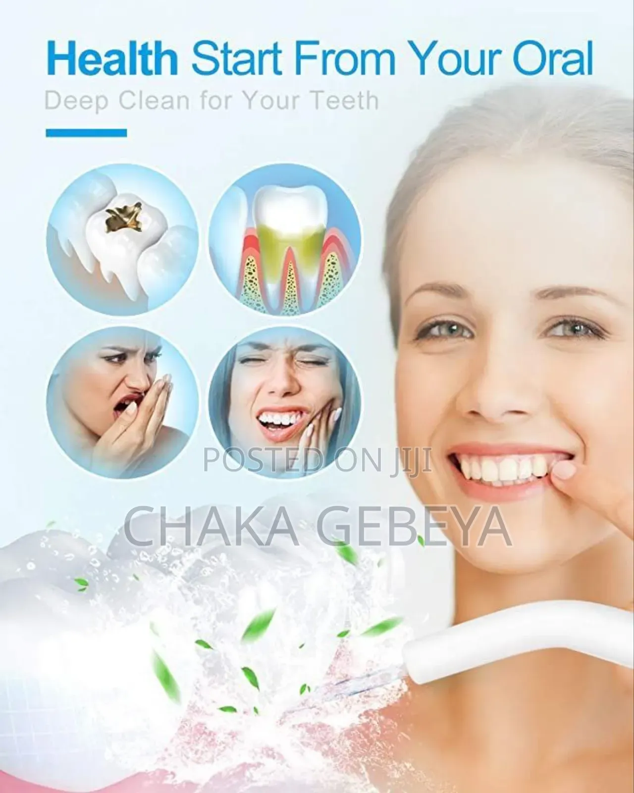 4-in-1 Rechargeable Water Dental Flosser