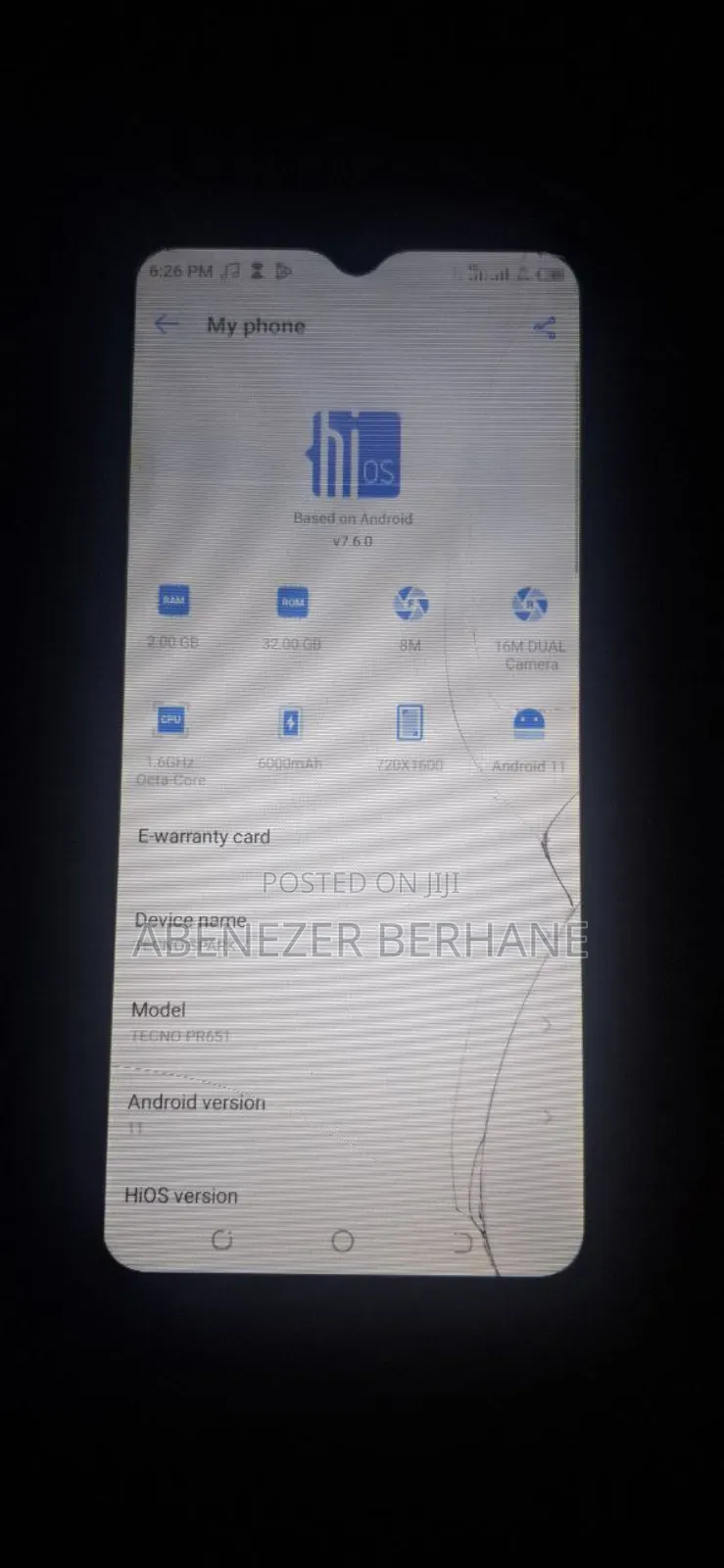 Tecno Spark 7 32 GB Blue