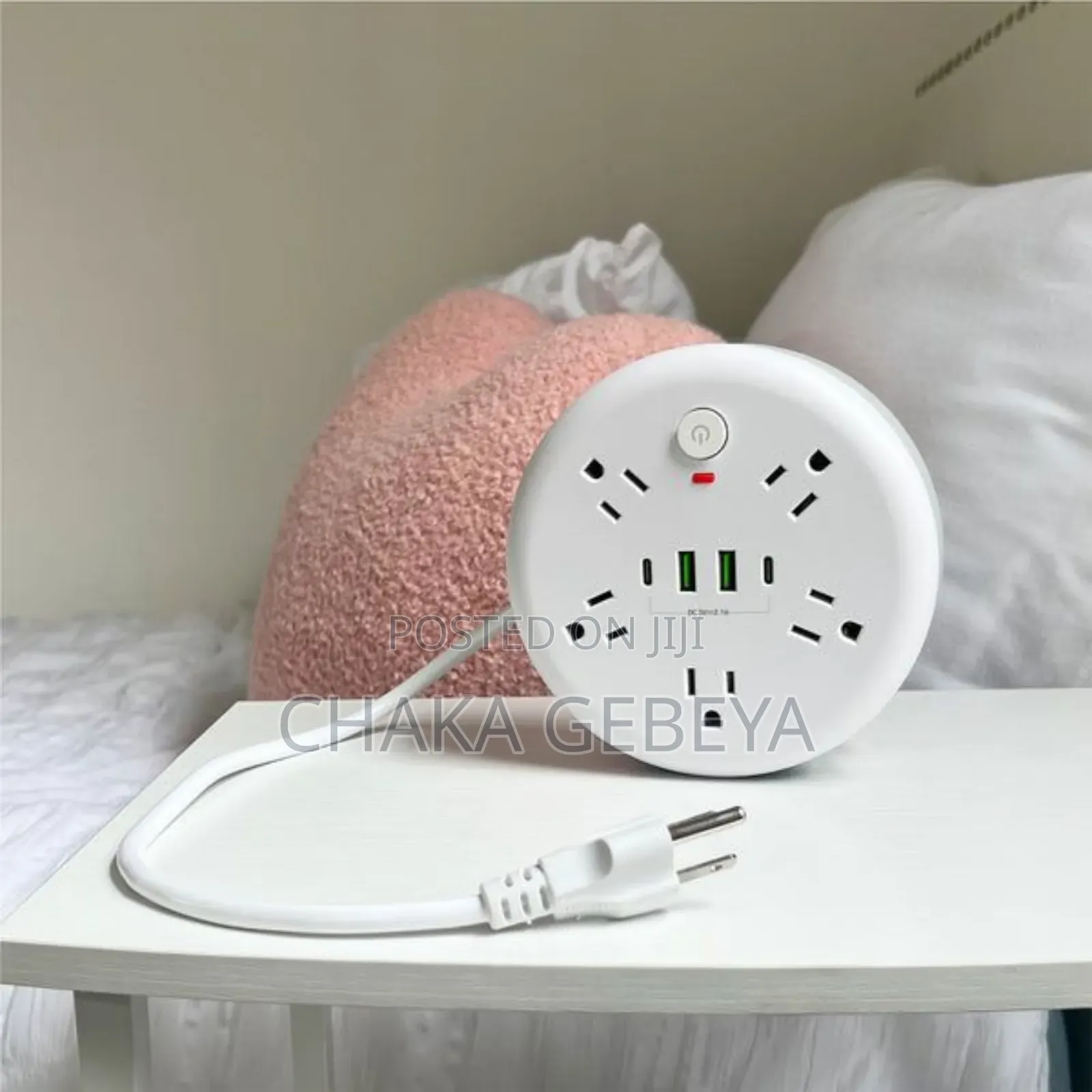 Gelistar Retractable Power Strip With 5 Sockets 3 Usb Ports