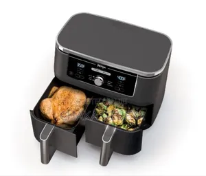 Chenrui Dual Basket Air Fryer | 6l X 2 | 2800w | Oil-free Cooking