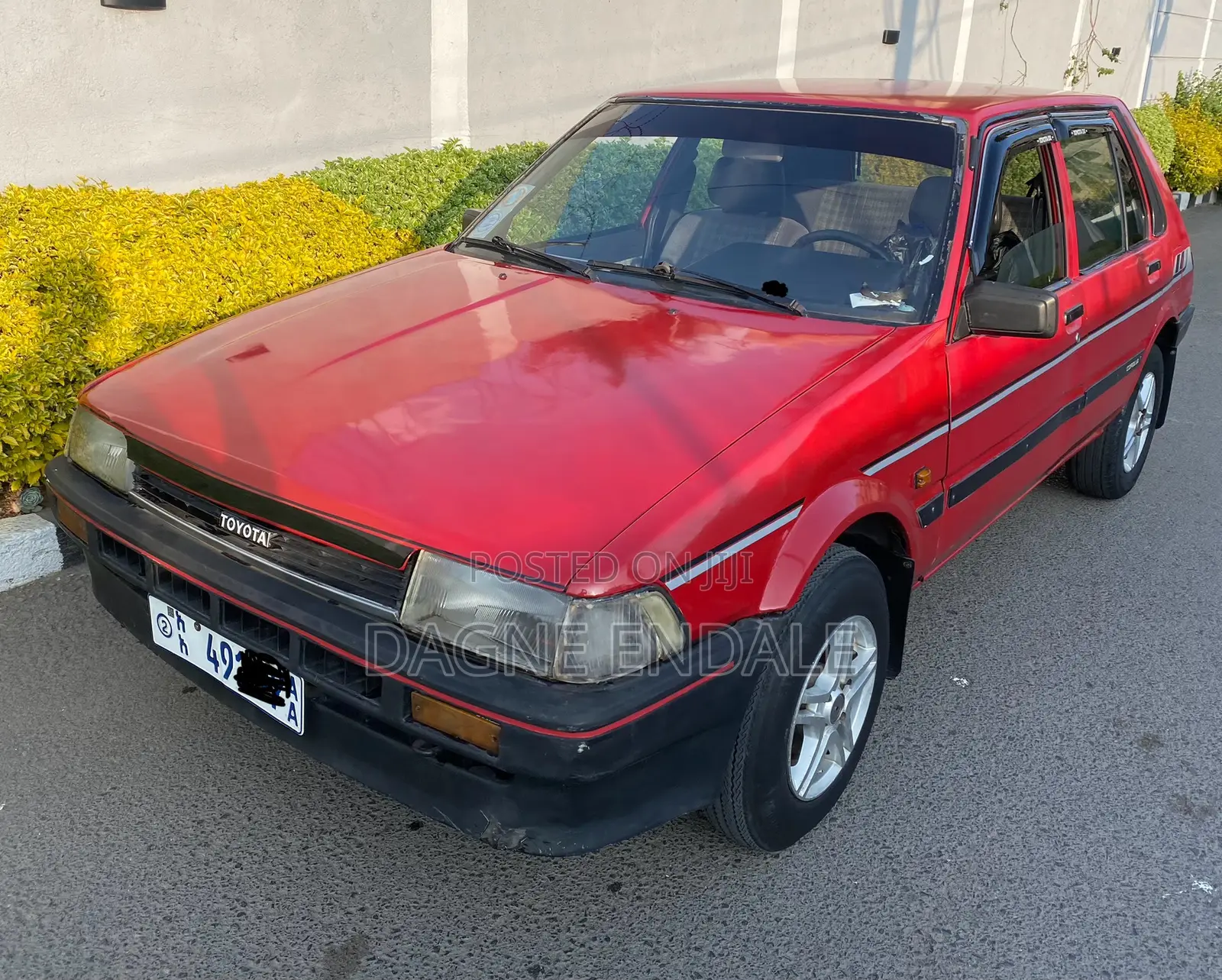 Toyota Corolla II 1985 Red