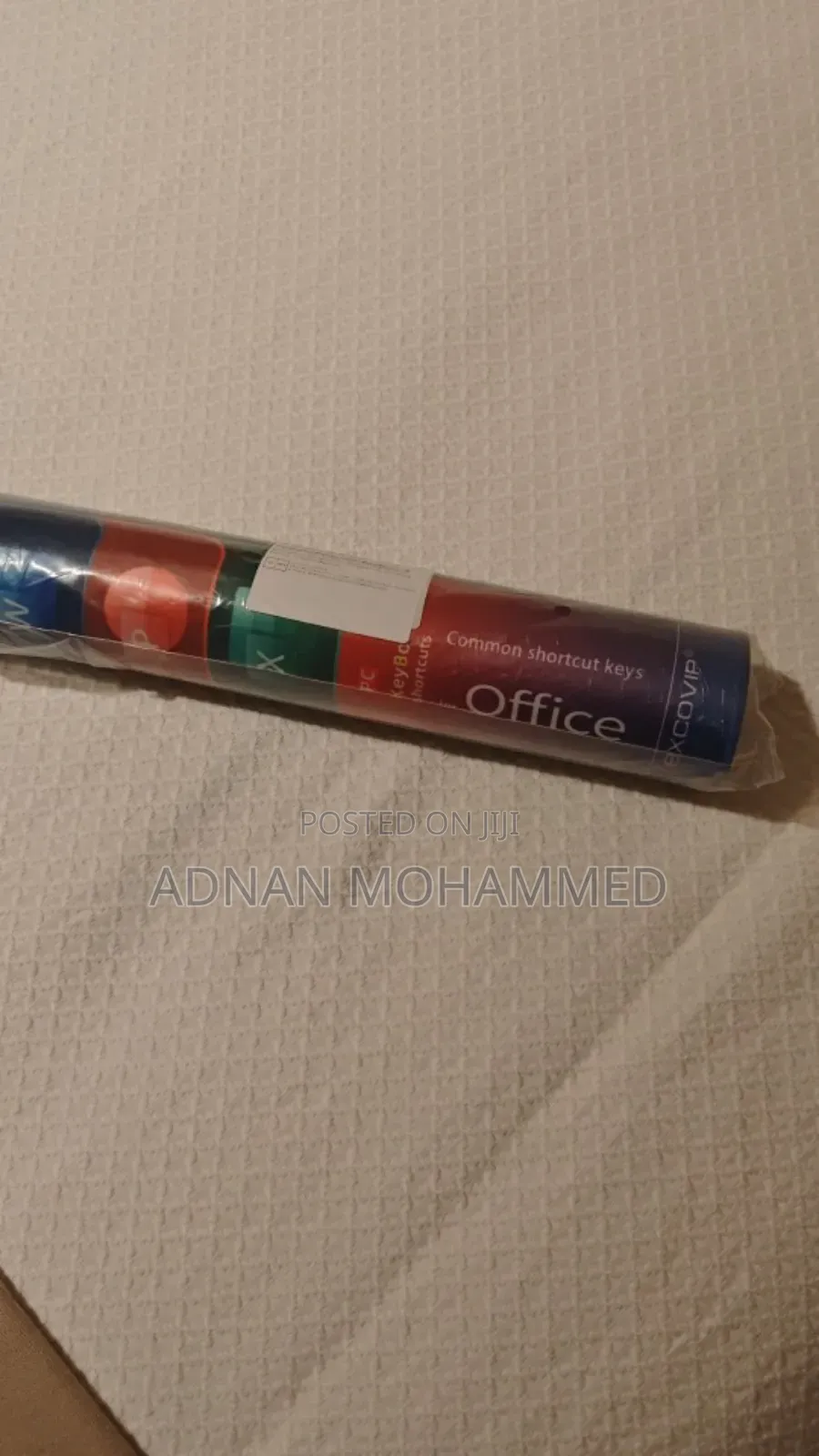 Mouse Pad With Microsoft Office Shortcuts