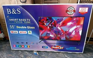 B S 55 Inch Tv Smart Android 15.0 Nwe 2025 Model