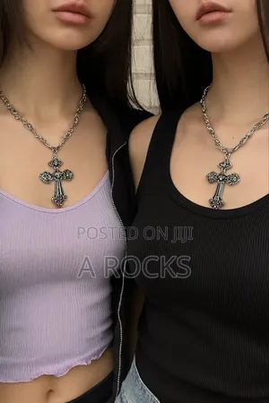Y2k Cross Necklace