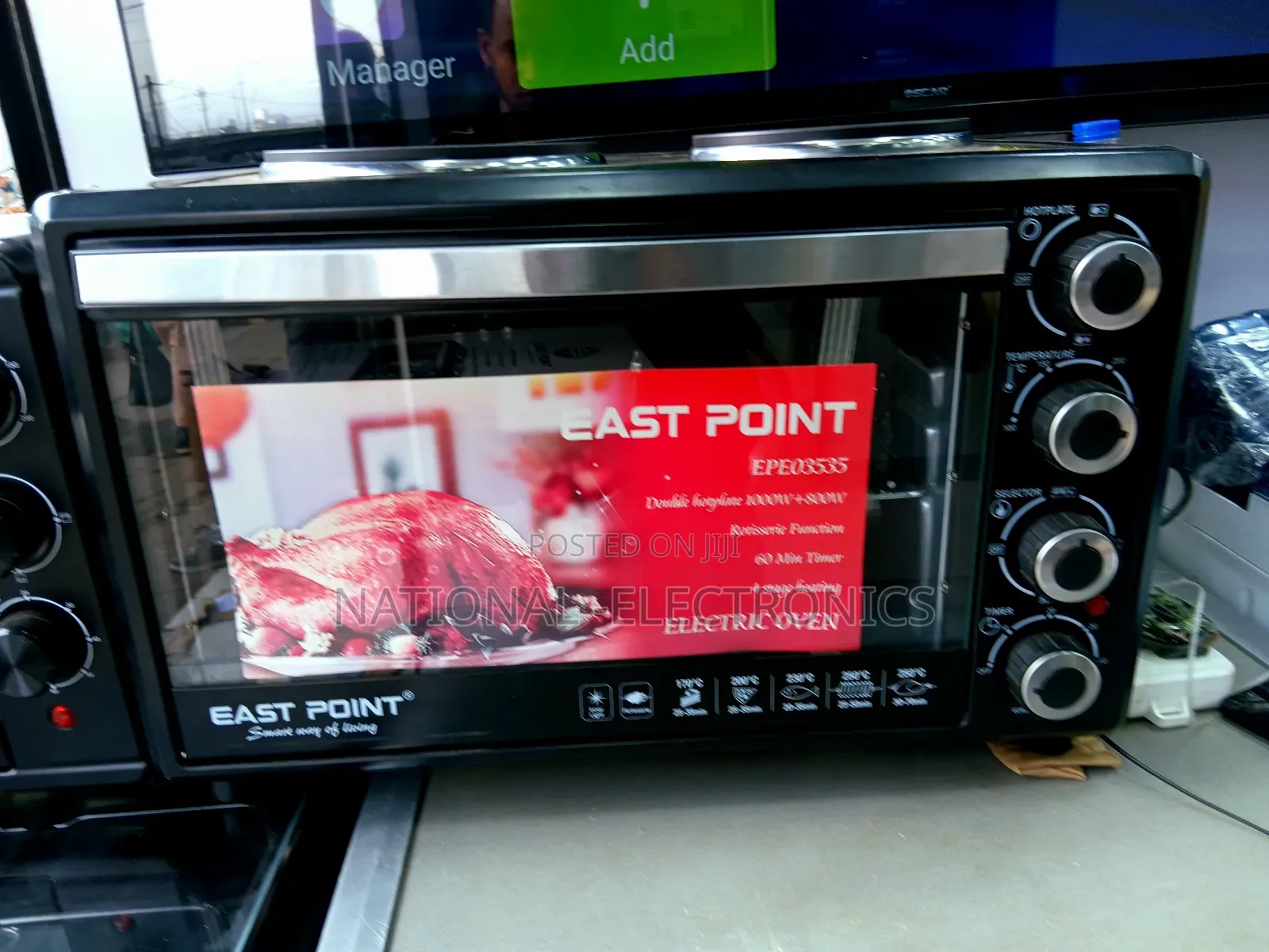 Est Point Mini Oven Fan Timers Griile 2hot Plates Oven