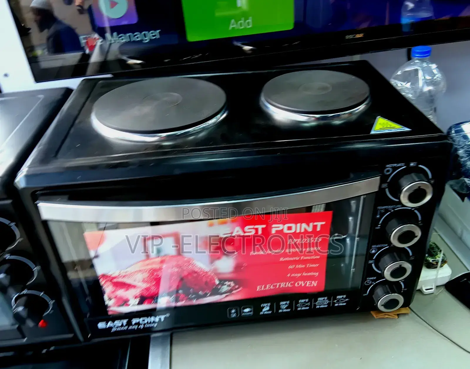 Est Point Mini Oven Fan Timers Griile 2hot Plates Oven የ አሁን ዋጋ