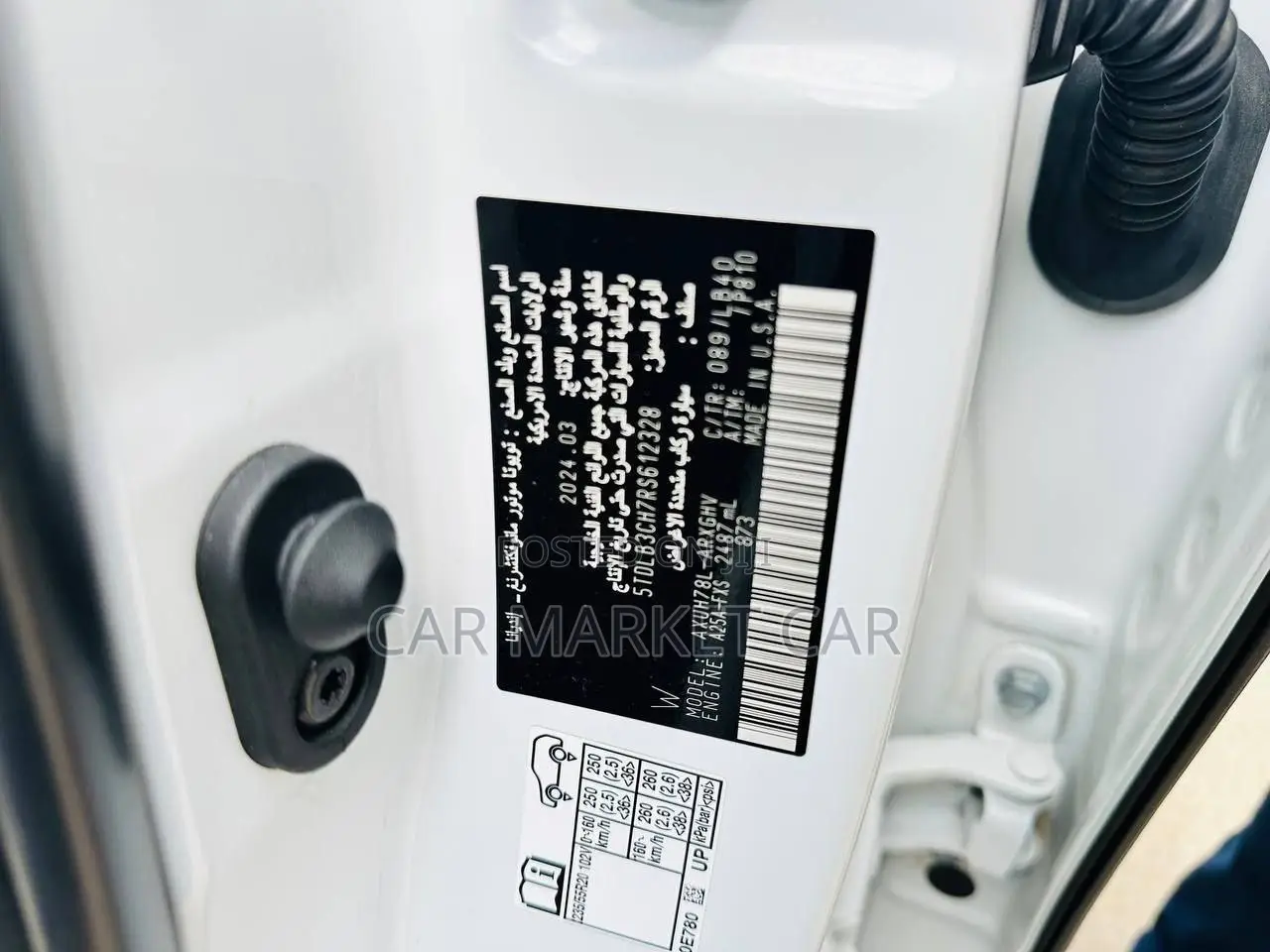 Toyota Highlander Hybrid Limited AWD 2024 White