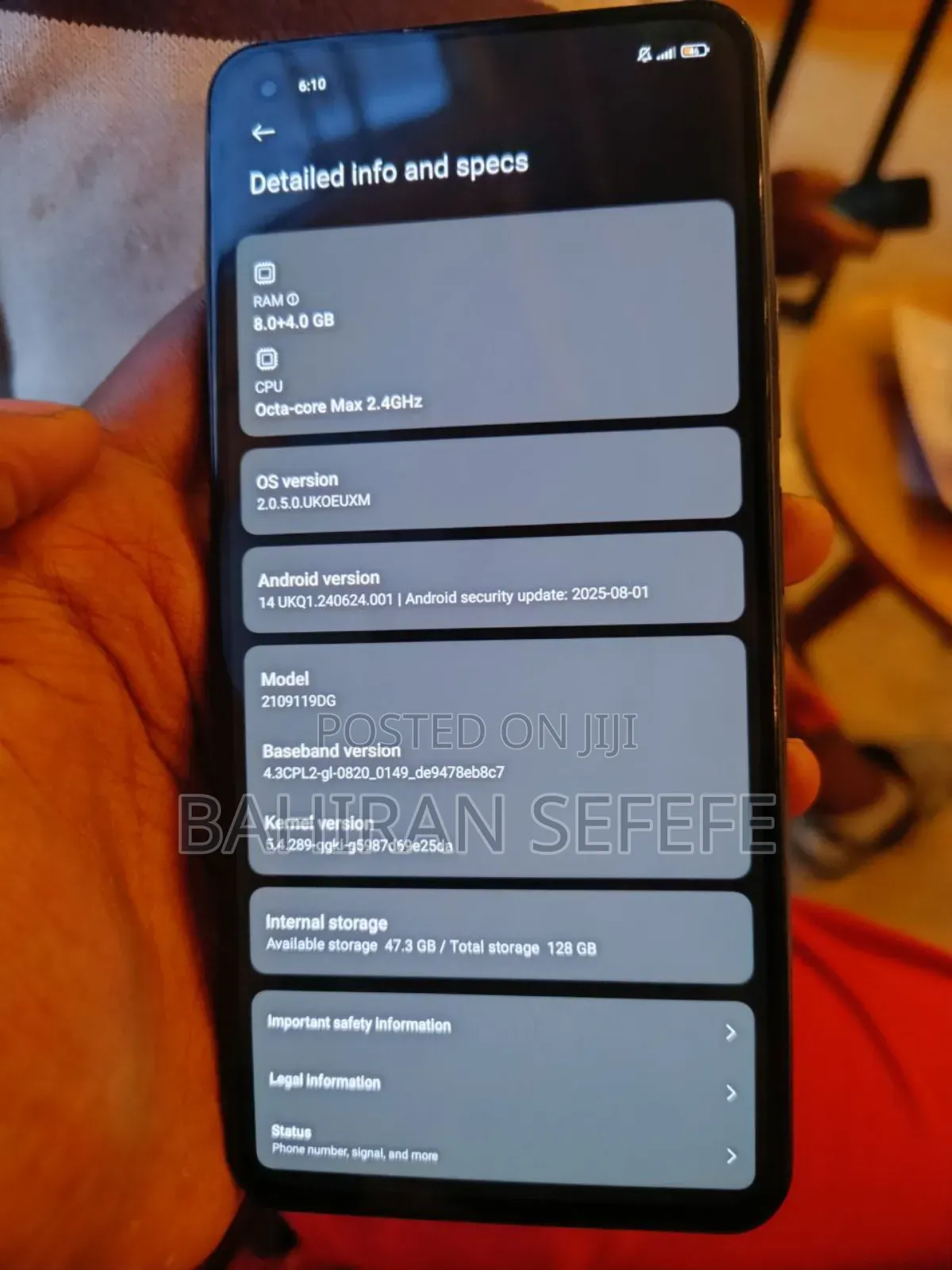 Xiaomi 11 Lite 5G NE 128 GB Black