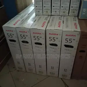 Acuma Smart Tv 55 Inch Andraid Doubel Gelass New Adis 2025 Model