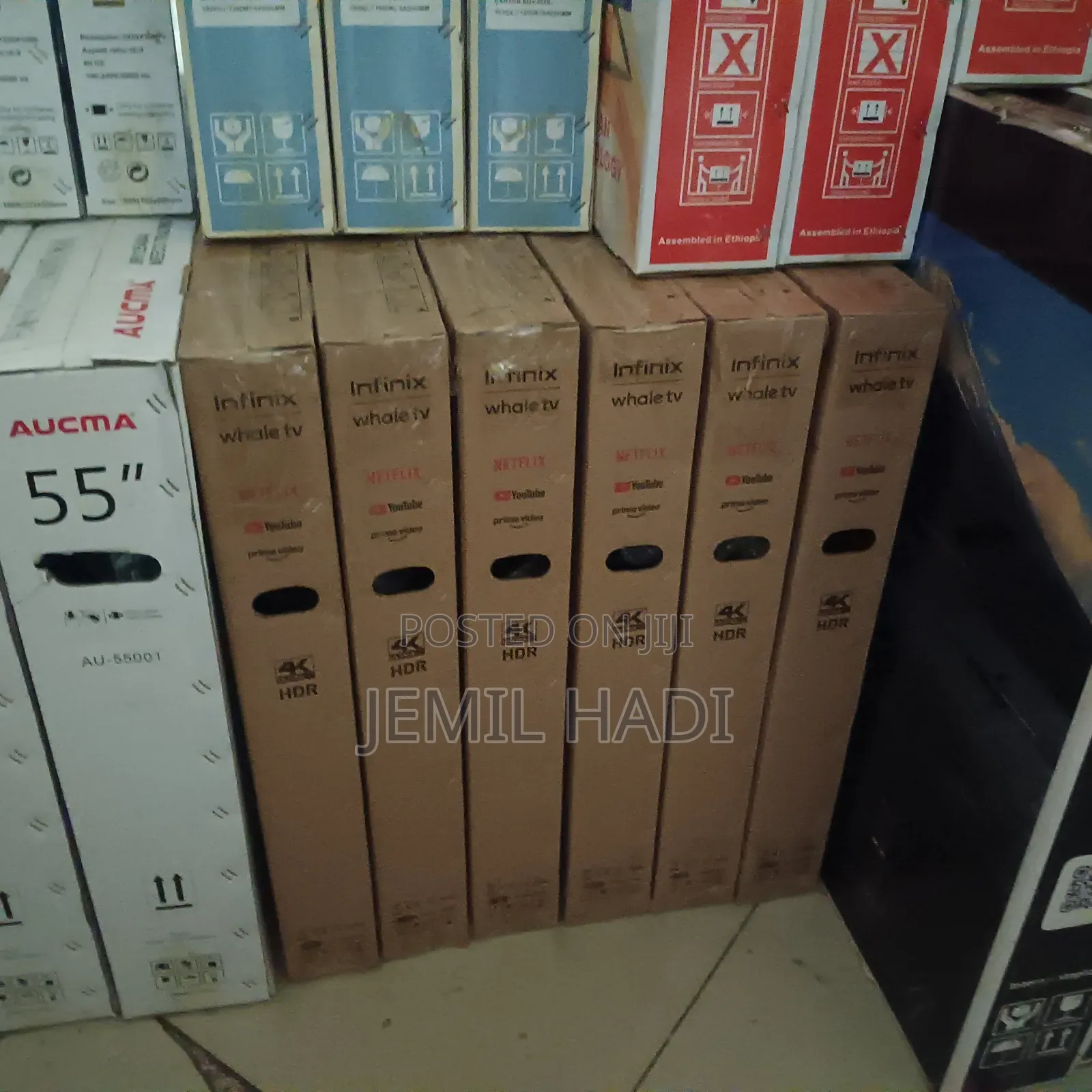 Infinix Smart Qled Tv 55 Inch Andraid Framless New Adis Brand 2025