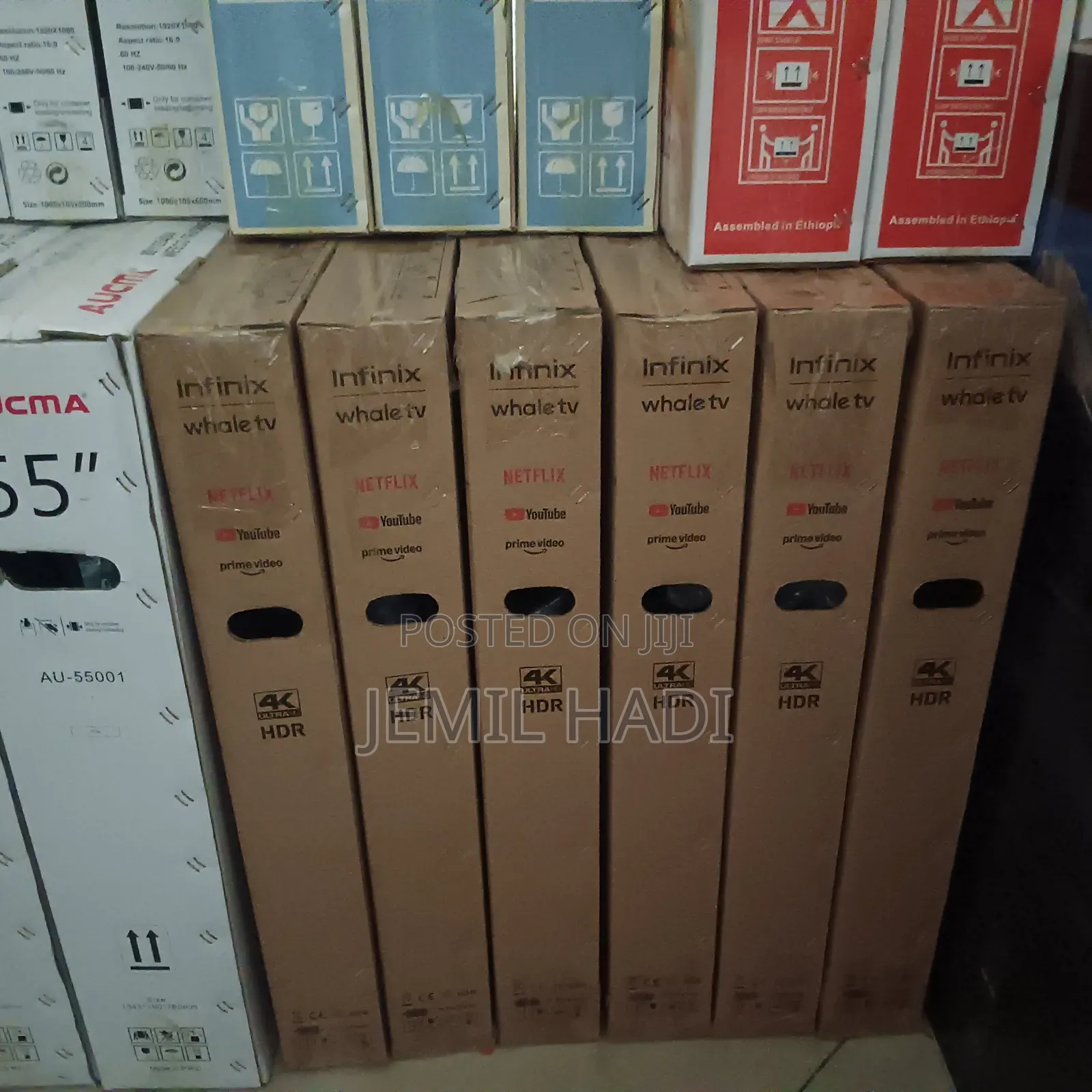 Infinix Smart Qled Tv 55 Inch Andraid Framless New Adis Brand 2025