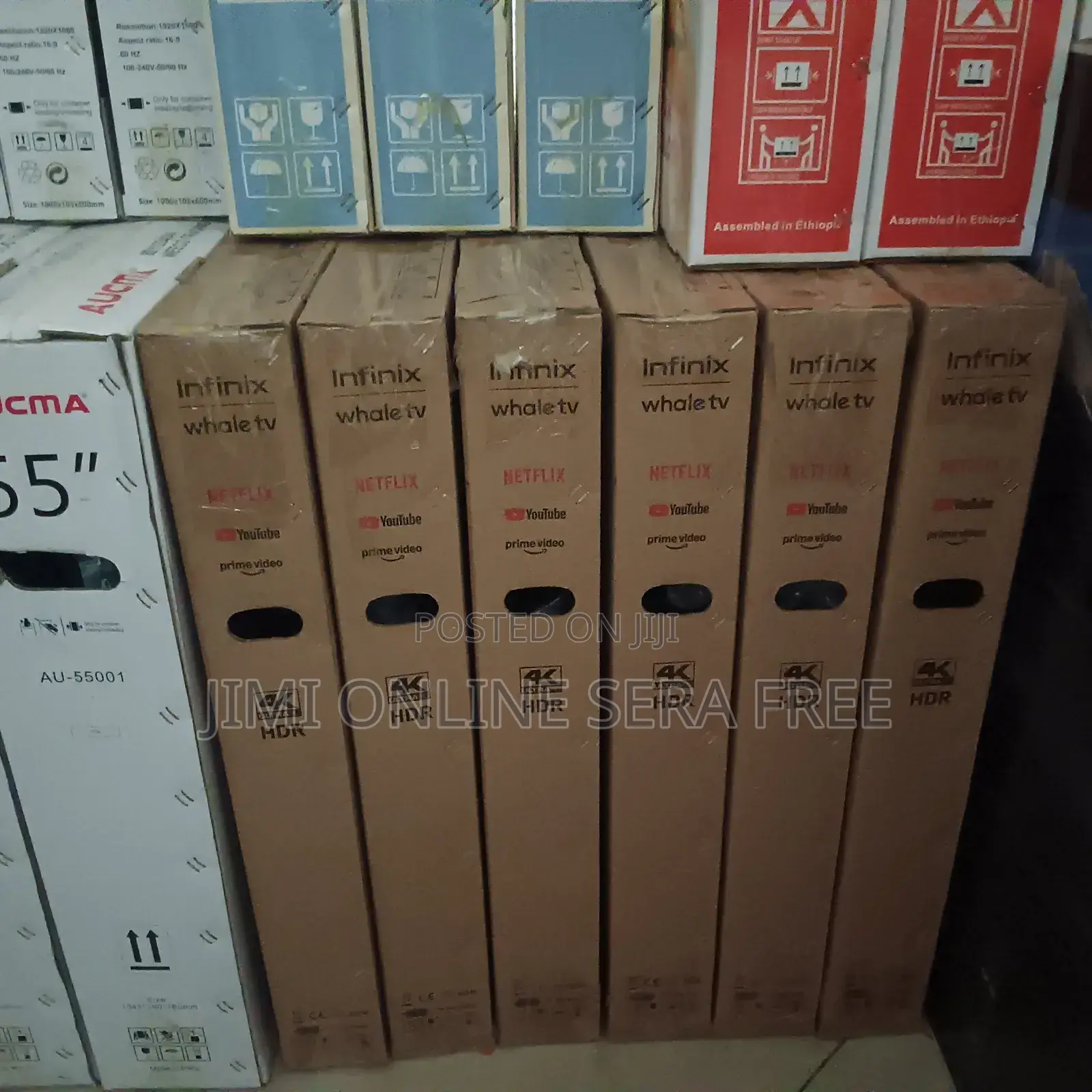 Infinix Smart Qled Tv 55 Inch Andraid Framless New Adis Brand 2025