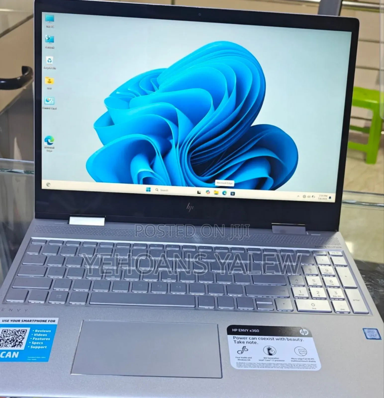 New Laptop HP Envy X360 16GB Intel Core i7 SSD 512GB