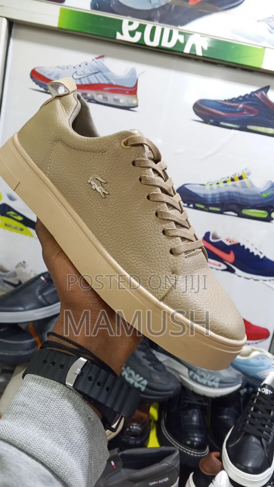 This Is Apaire of Timberland Sneakers With Amulticoloerd Shoes