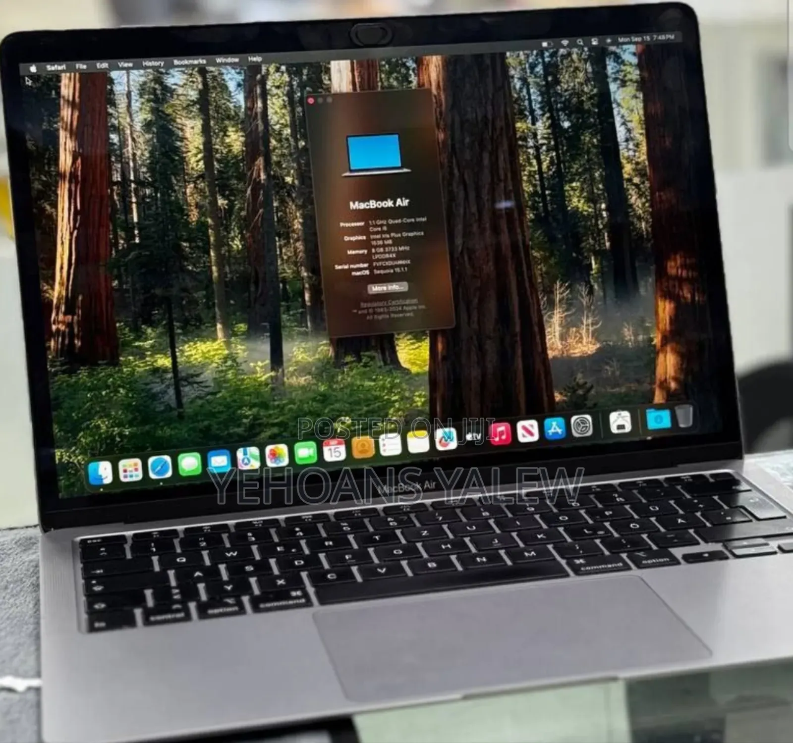 New Laptop Apple MacBook Air 8GB Intel Core I3 SSD 256GB