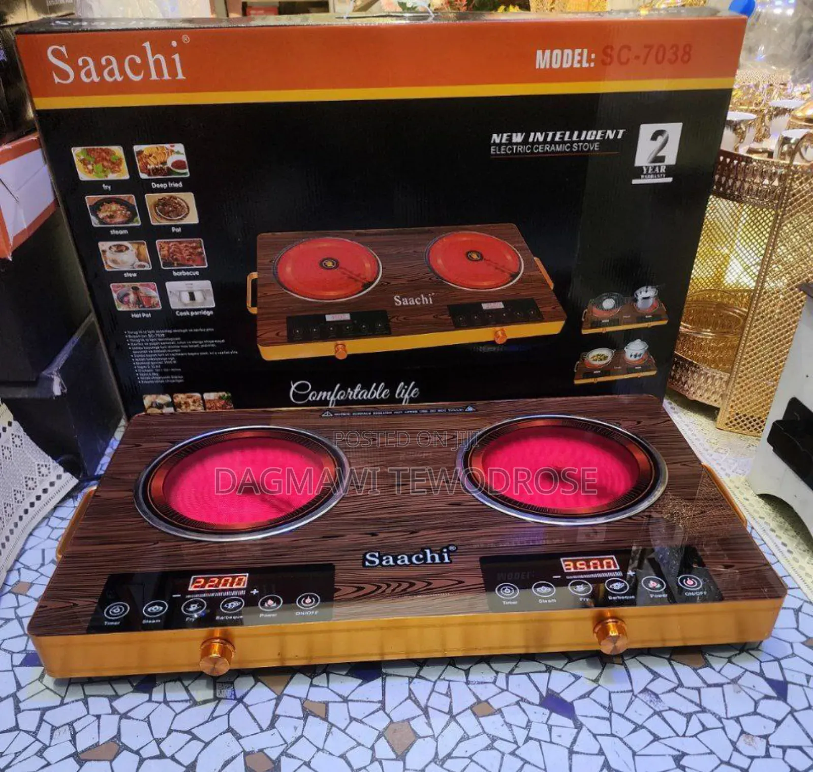 Saachi Touch Screen Stove