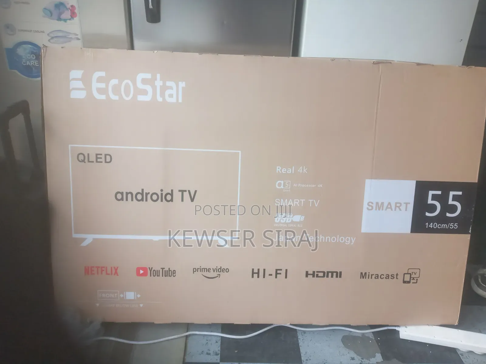 Eco Star 55inch Tv Smart We Bos