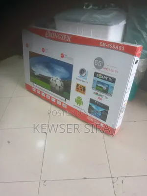 Photo - Emingtek 65inch Tv Smart ፍሬምለስ እስክሪኝ