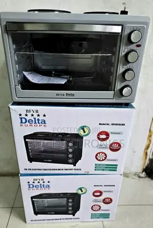 Photo - Bfyb Delta Mini Oven 48lietr ከላይ 2plate ያለው Grill ያለው ያሟላ